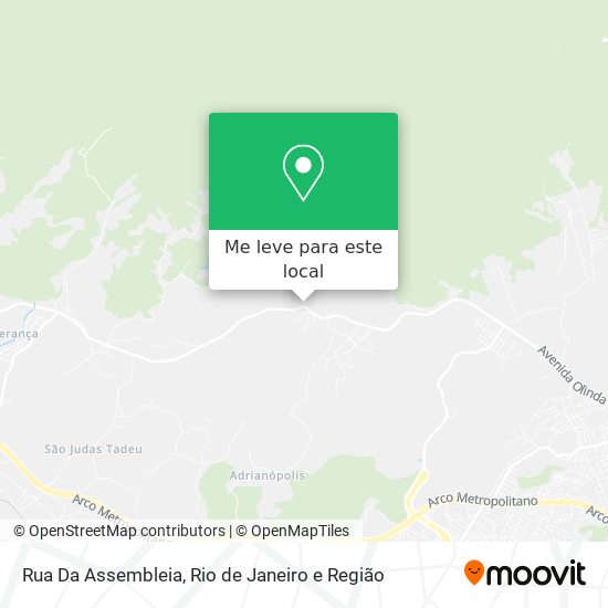 Rua Da Assembleia mapa
