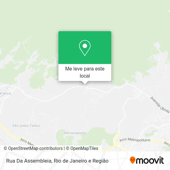 Rua Da Assembleia mapa