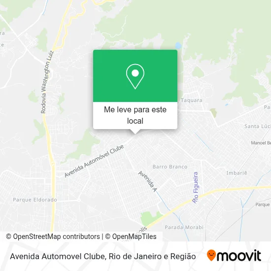 Avenida Automovel Clube mapa