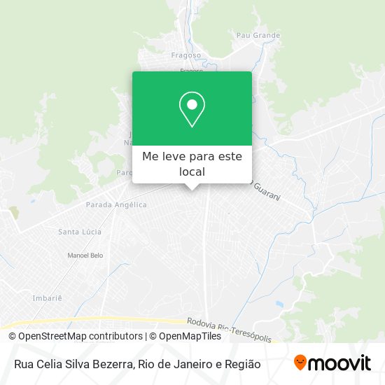 Rua Celia Silva Bezerra mapa