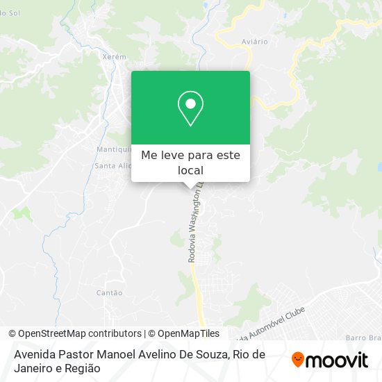Avenida Pastor Manoel Avelino De Souza mapa