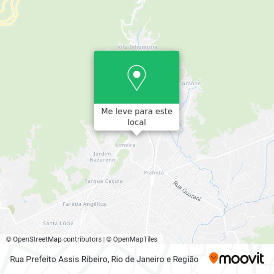 Rua Prefeito Assis Ribeiro mapa