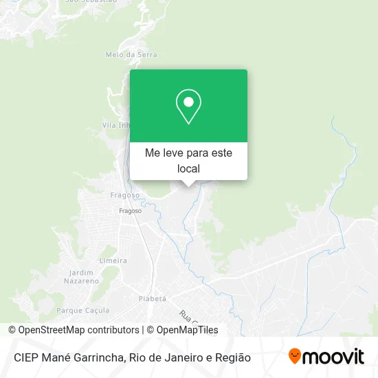 CIEP Mané Garrincha mapa