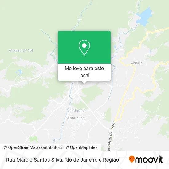 Rua Marcio Santos Silva mapa