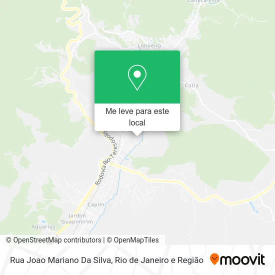 Rua Joao Mariano Da Silva mapa