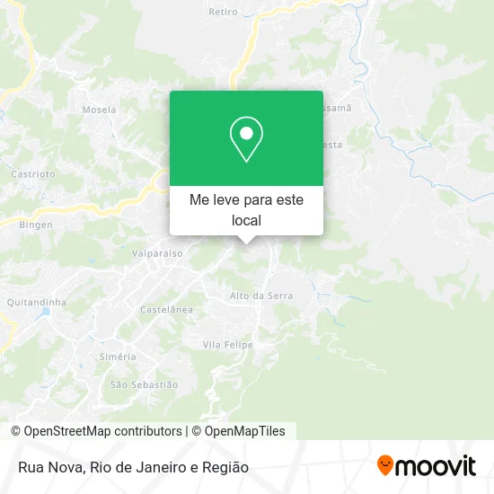 Rua Nova mapa