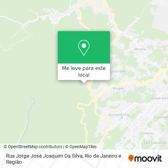 Rua Jorge José Joaquim Da Silva mapa