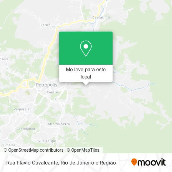 Rua Flavio Cavalcante mapa