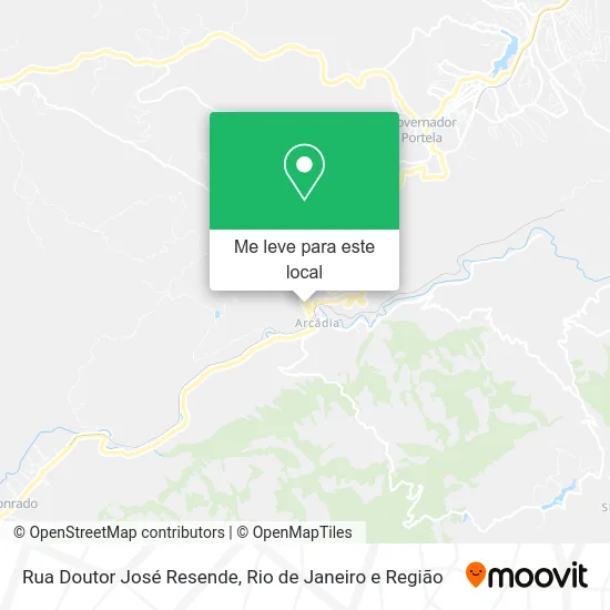 Rua Doutor José Resende mapa