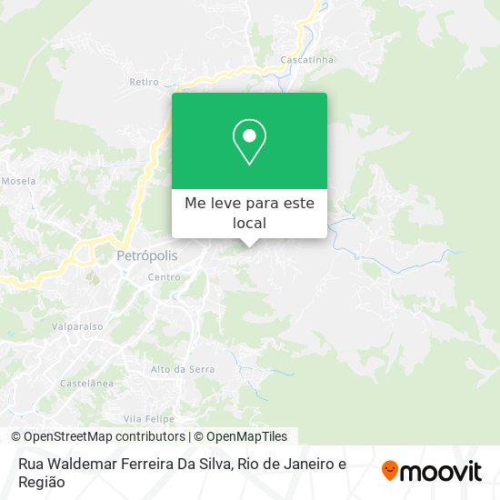 Rua Waldemar Ferreira Da Silva mapa