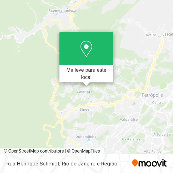 Rua Henrique Schmidt mapa