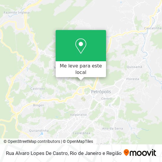 Rua Alvaro Lopes De Castro mapa