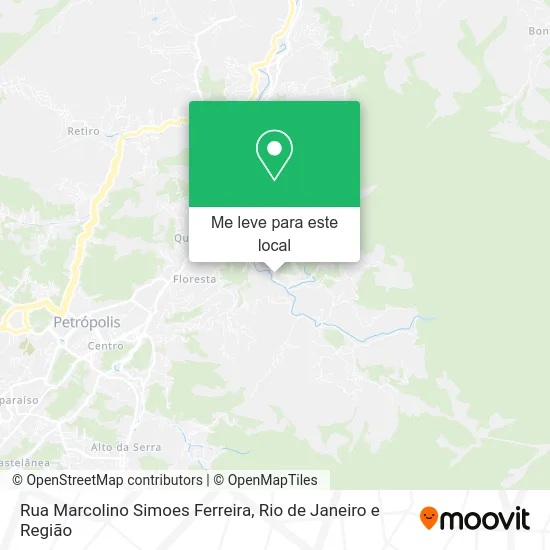 Rua Marcolino Simoes Ferreira mapa
