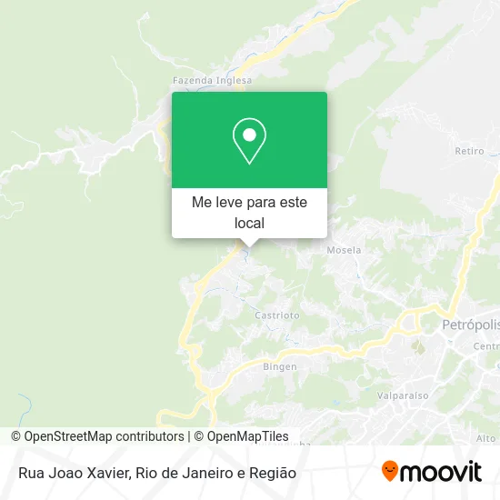 Rua Joao Xavier mapa