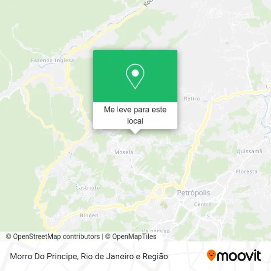 Morro Do Principe mapa