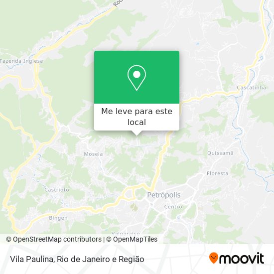 Vila Paulina mapa