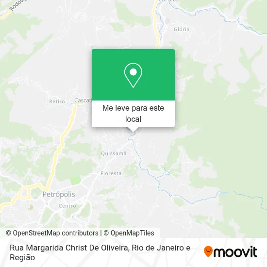 Rua Margarida Christ De Oliveira mapa
