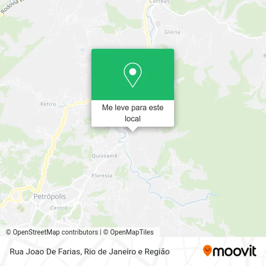 Rua Joao De Farias mapa