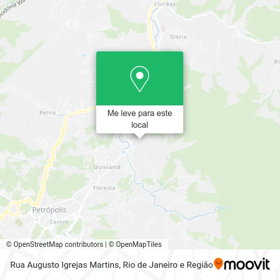 Rua Augusto Igrejas Martins mapa