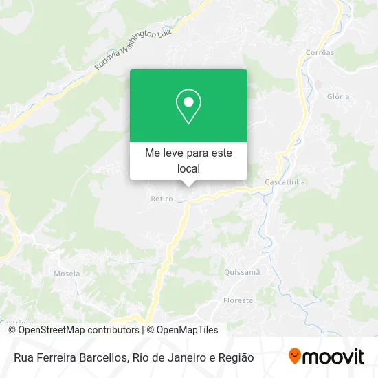 Rua Ferreira Barcellos mapa