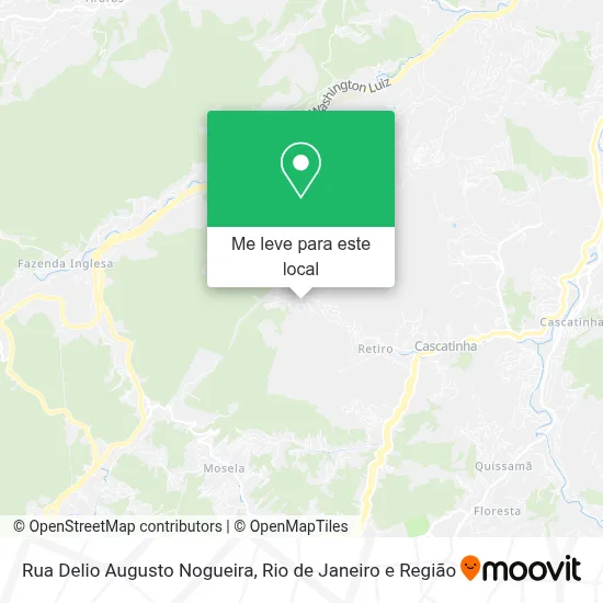 Rua Delio Augusto Nogueira mapa