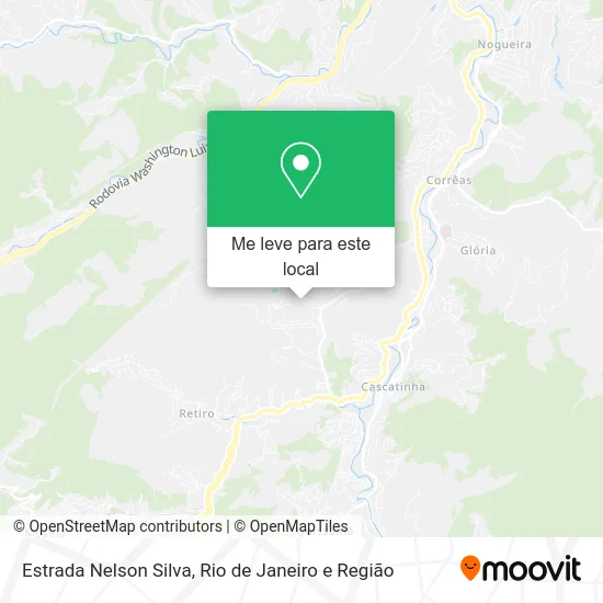 Estrada Nelson Silva mapa
