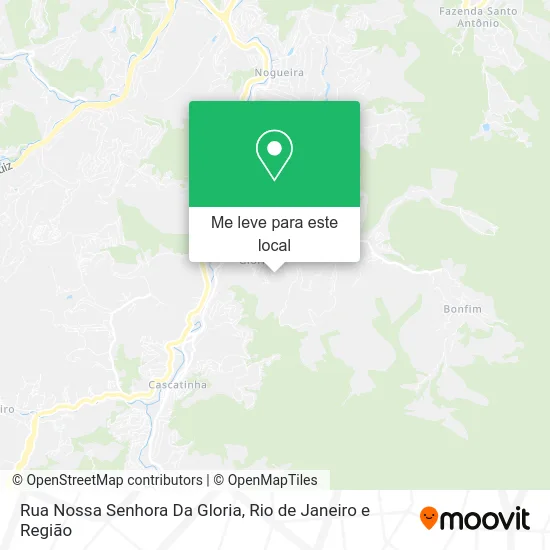 Rua Nossa Senhora Da Gloria mapa
