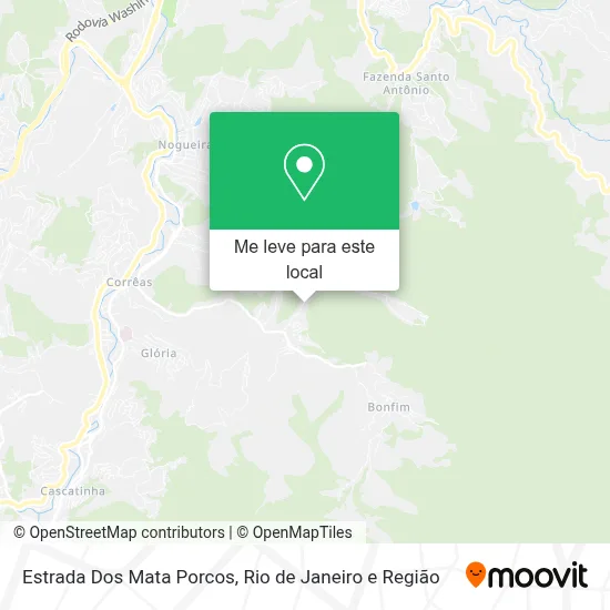 Estrada Dos Mata Porcos mapa