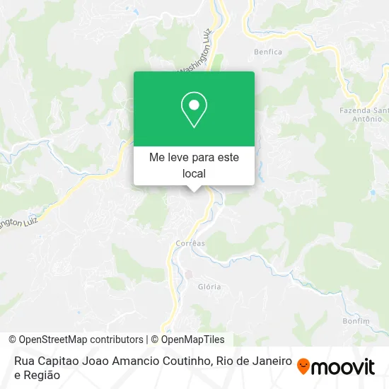 Rua Capitao Joao Amancio Coutinho mapa