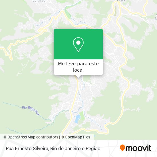 Rua Ernesto Silveira mapa