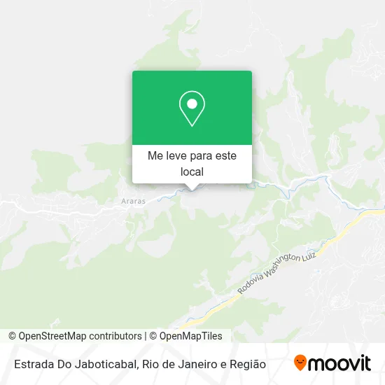 Estrada Do Jaboticabal mapa