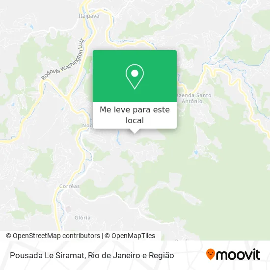 Pousada Le Siramat mapa