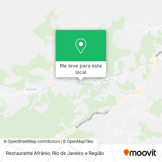 Restaurante Afrânio mapa