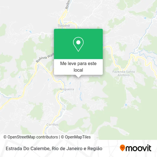 Estrada Do Calembe mapa