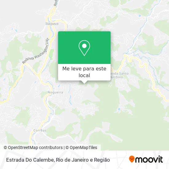 Estrada Do Calembe mapa