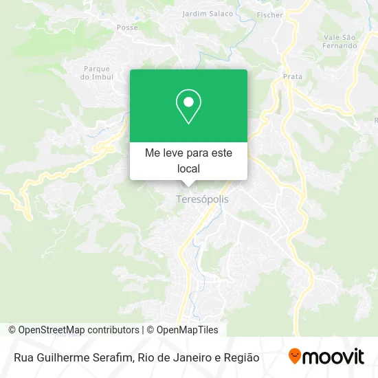 Rua Guilherme Serafim mapa