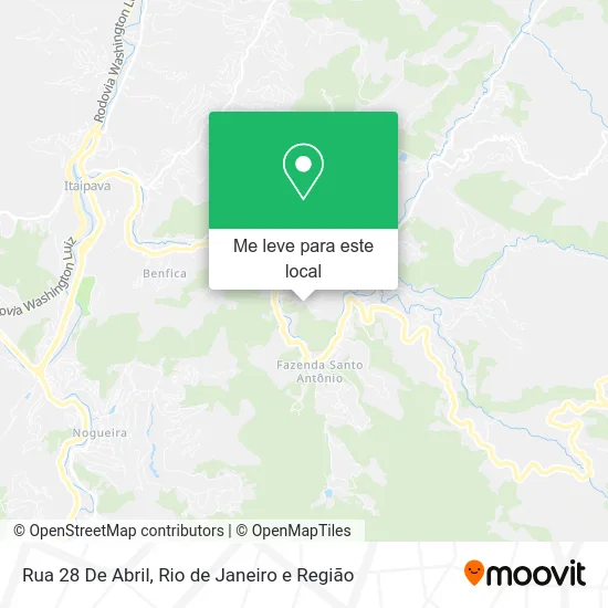 Rua 28 De Abril mapa