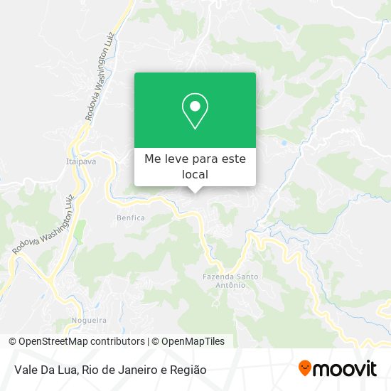 Vale Da Lua mapa