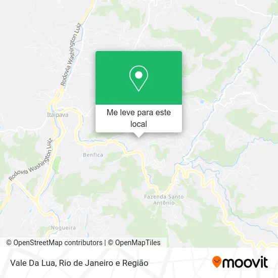 Vale Da Lua mapa