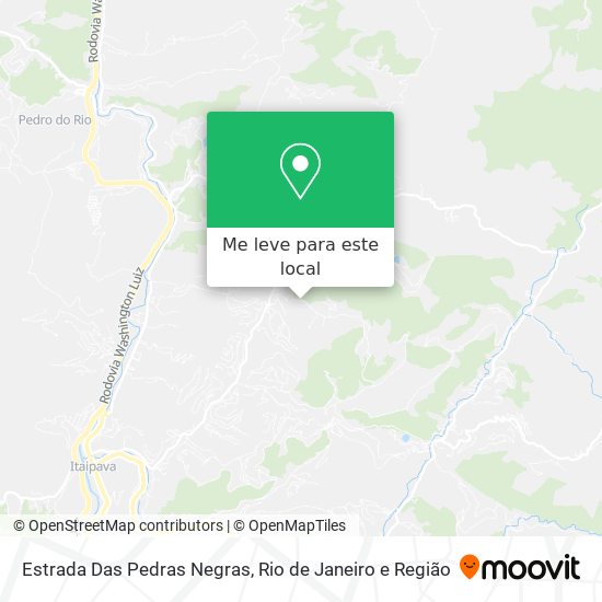 Estrada Das Pedras Negras mapa