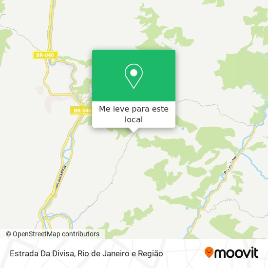 Estrada Da Divisa mapa