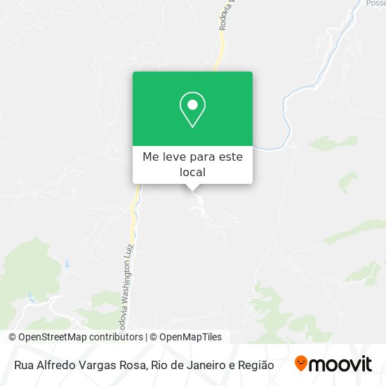 Rua Alfredo Vargas Rosa mapa