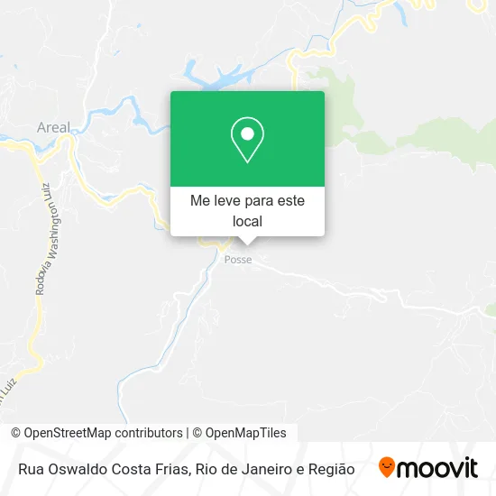 Rua Oswaldo Costa Frias mapa