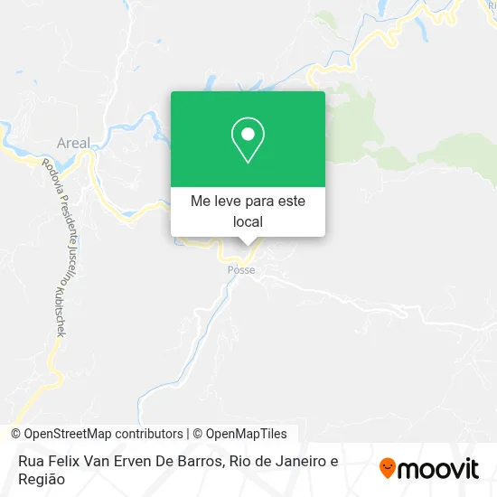 Rua Felix Van Erven De Barros mapa