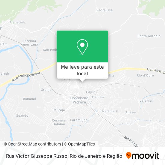 Rua Victor Giuseppe Russo mapa