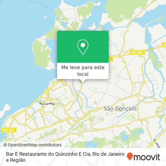 Bar E Restaurante do Quinzinho E Cia mapa