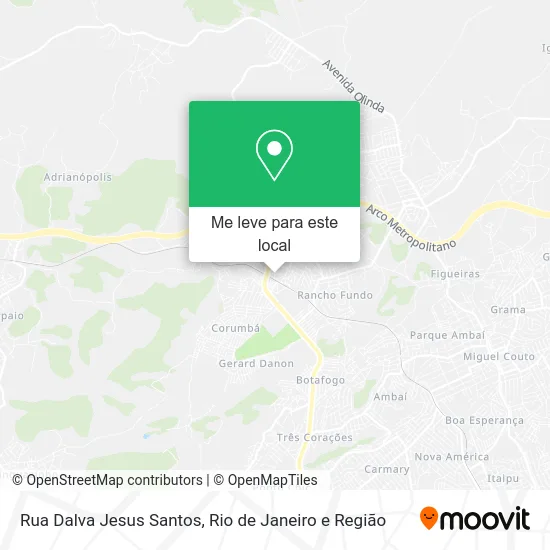 Rua Dalva Jesus Santos mapa