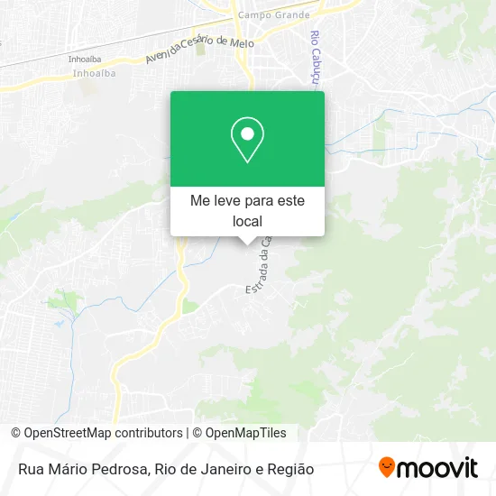 Rua Mário Pedrosa mapa