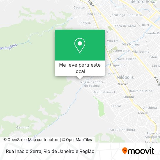 Rua Inácio Serra mapa