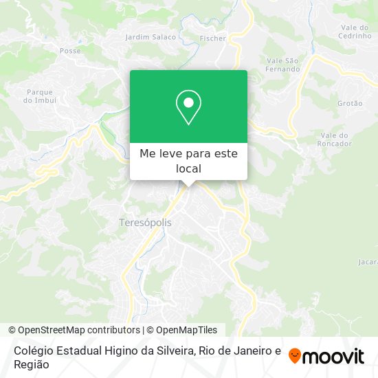 Colégio Estadual Higino da Silveira mapa